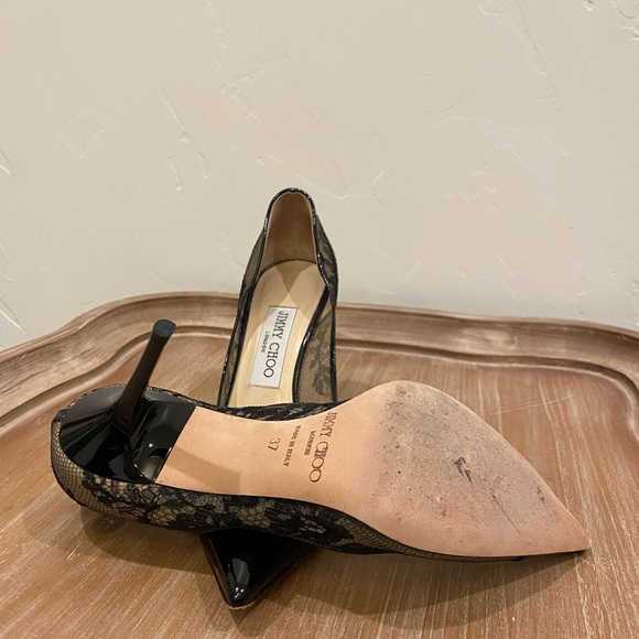 JIMMY CHOO Floral Print Pumps - Picture 4 of 7